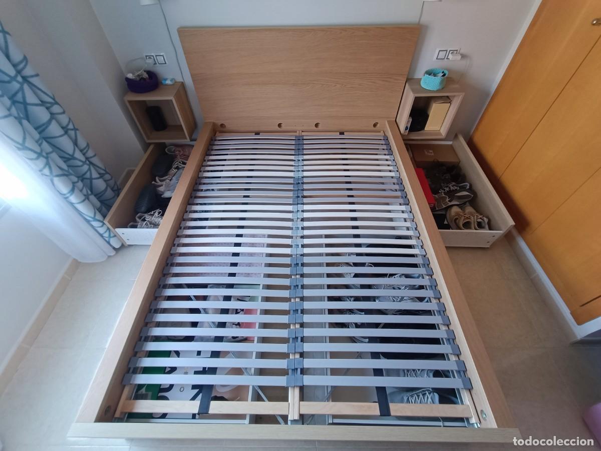 Antig&uuml;edades: Soporte de cama con almacenamiento - Foto 4