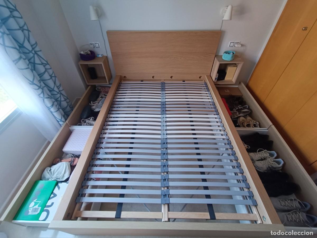 Antig&uuml;edades: Soporte de cama con almacenamiento - Foto 5