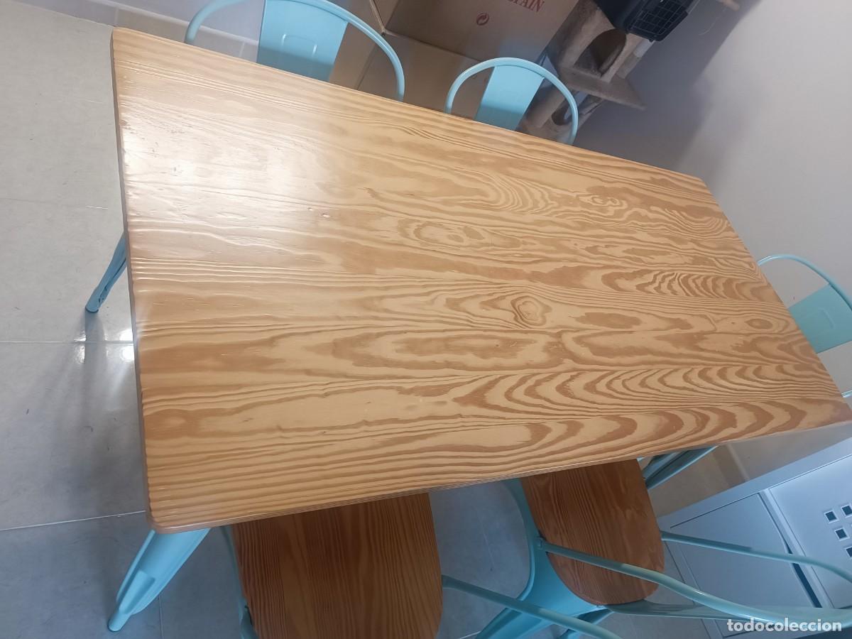 Antig&uuml;edades: Mesa rectangular con 6 sillas - Foto 2