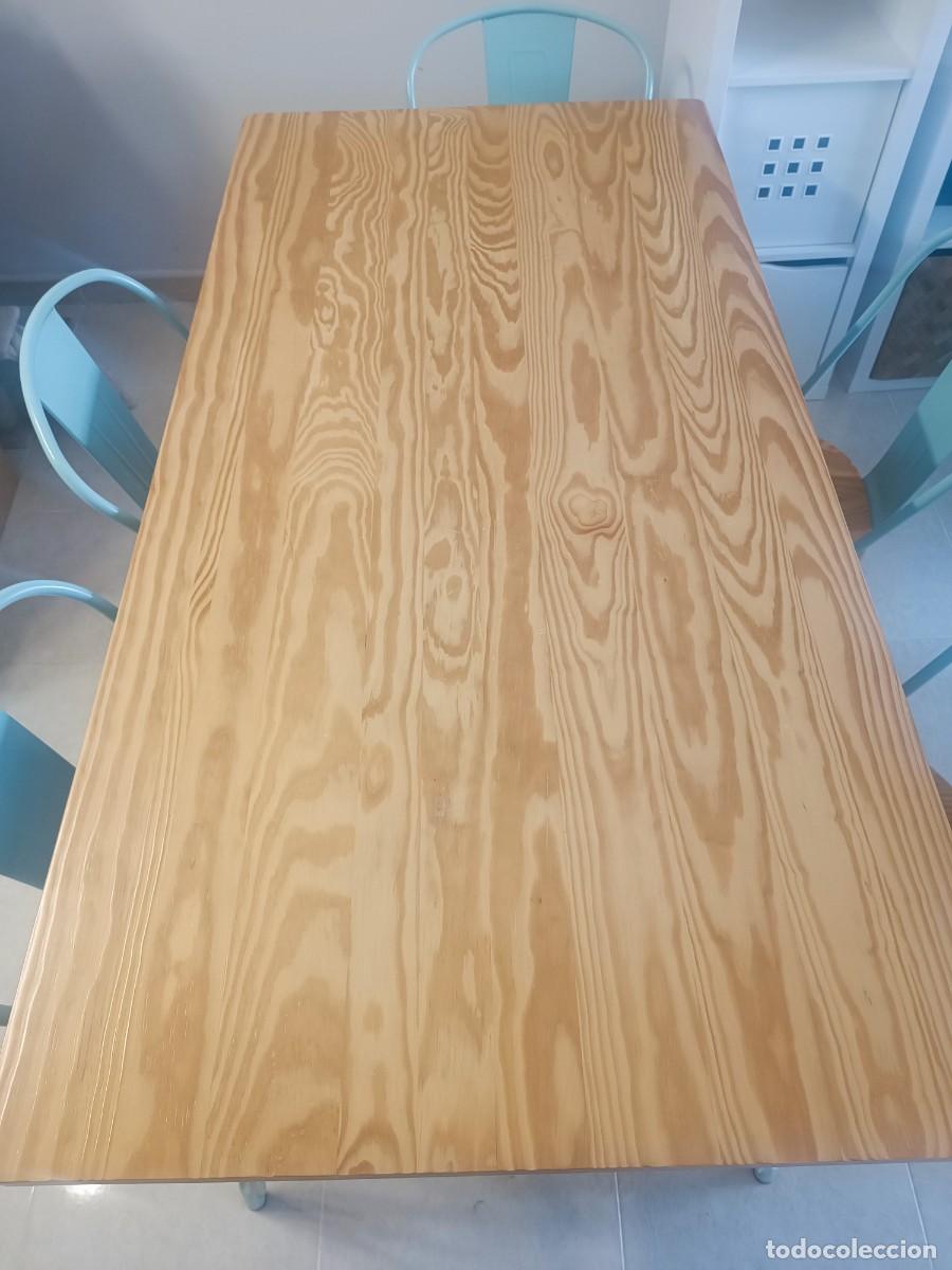 Antig&uuml;edades: Mesa rectangular con 6 sillas - Foto 3