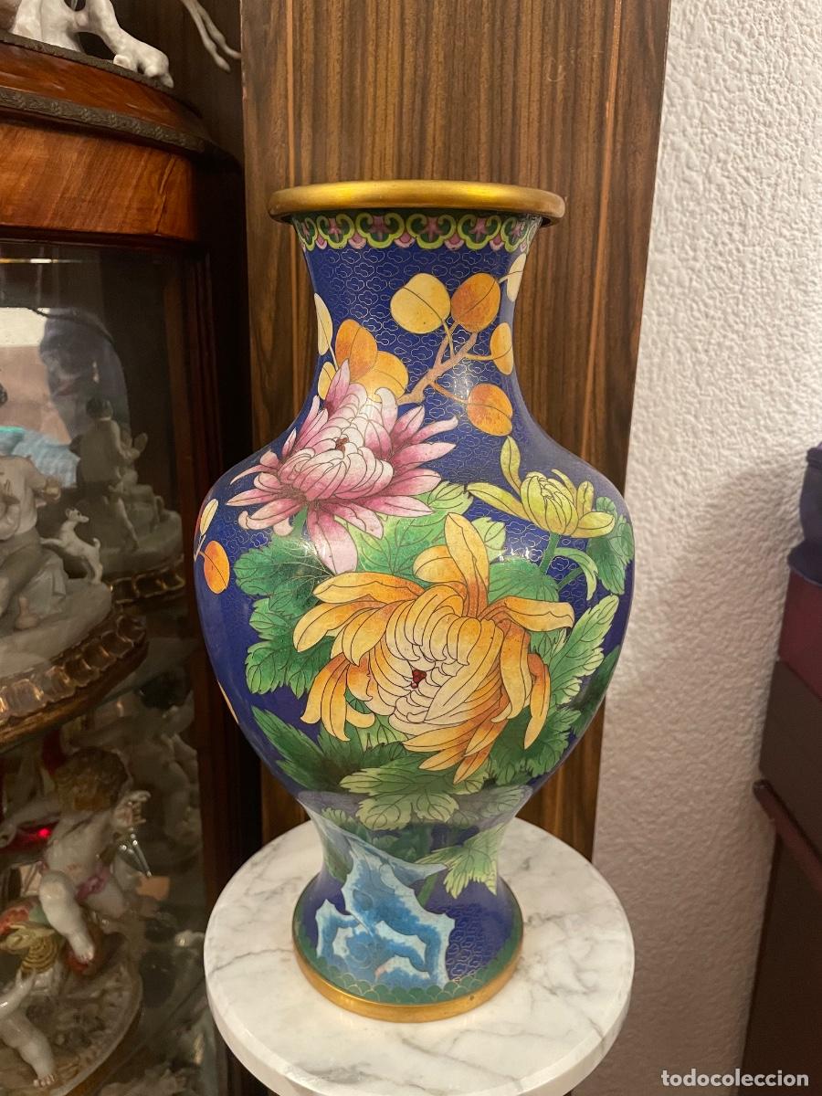 Antig&uuml;edades: GRAN JARR&Oacute;N. ESMALTE CLOISONN&Eacute;.