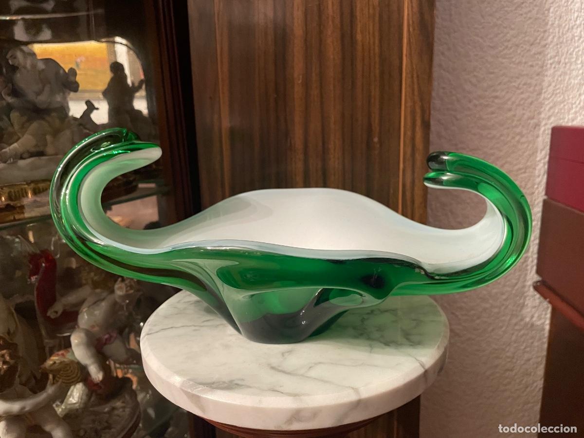 Antig&uuml;edades: CENTRO DE MESA. CRISTAL DE MURANO. - Foto 1