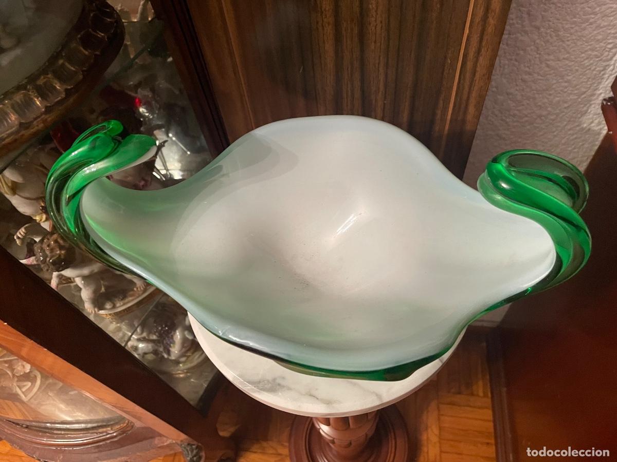 Antig&uuml;edades: CENTRO DE MESA. CRISTAL DE MURANO. - Foto 3