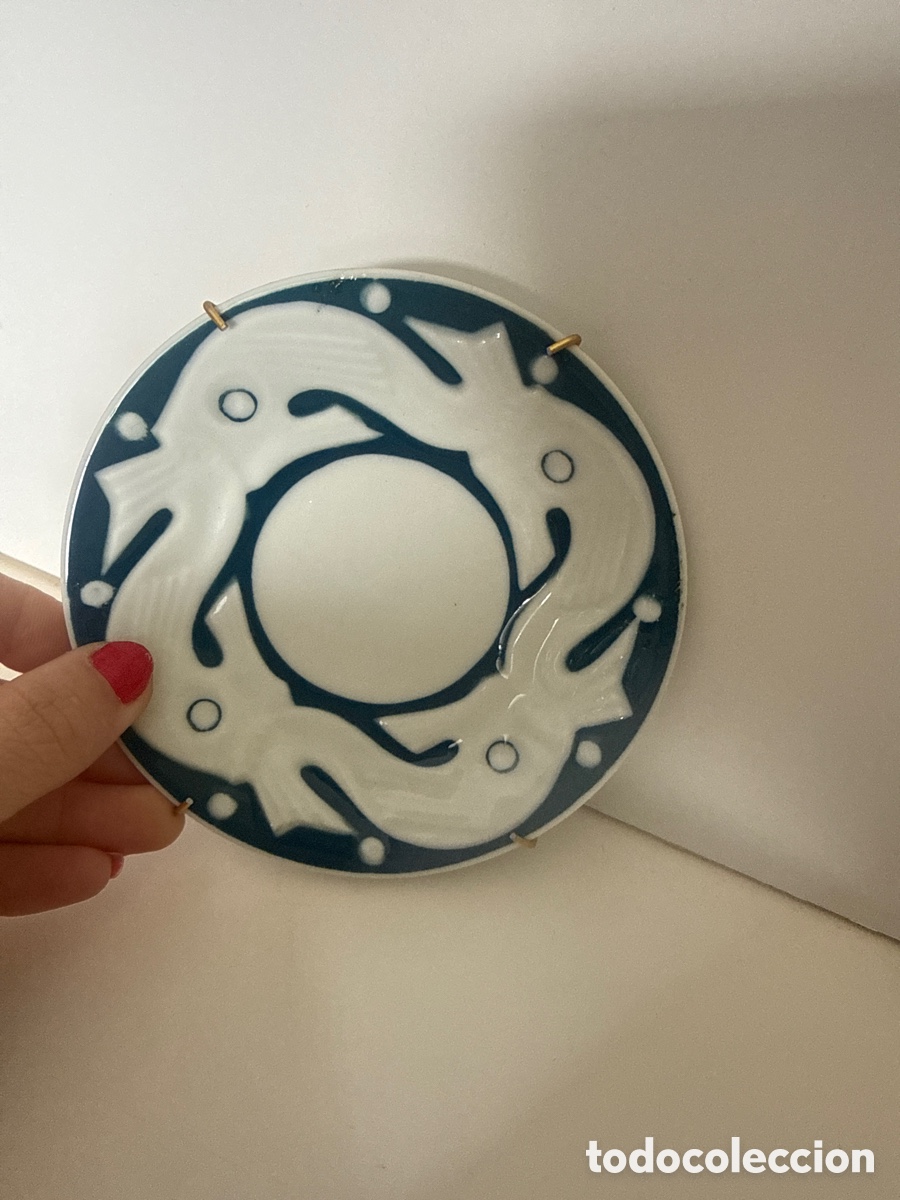 Antig&uuml;edades: Plato porcelana Castro Sargadelos