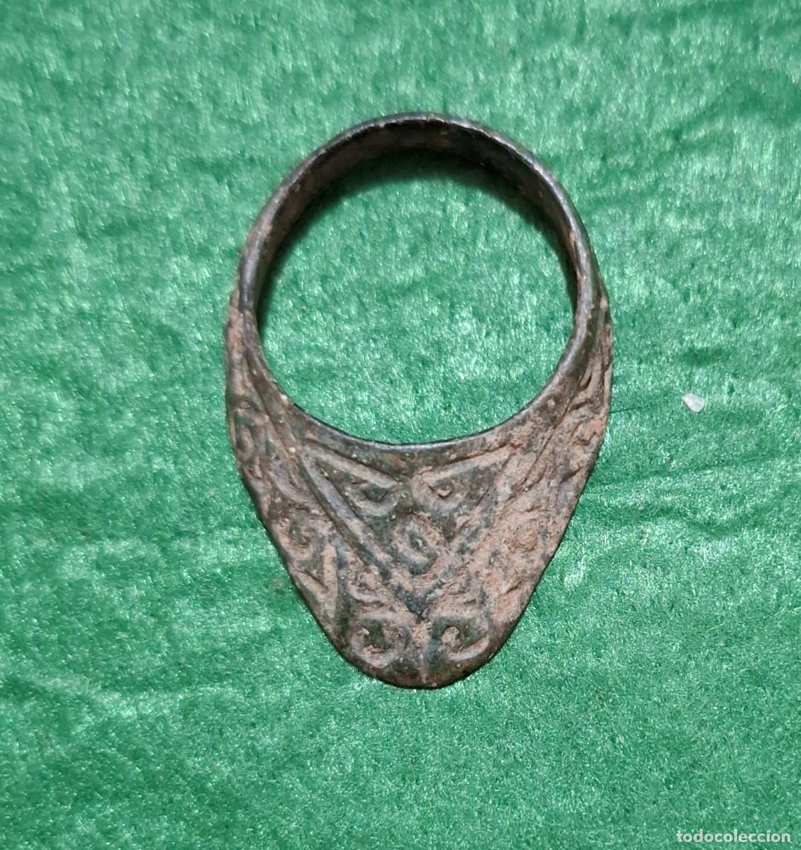 Antig&uuml;edades: Anillo de arquero romano siglo II a IV d.C.
