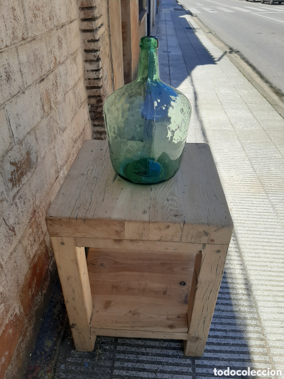 Antig&uuml;edades: Mesa auxiliar robusta r&uacute;stica - Foto 8