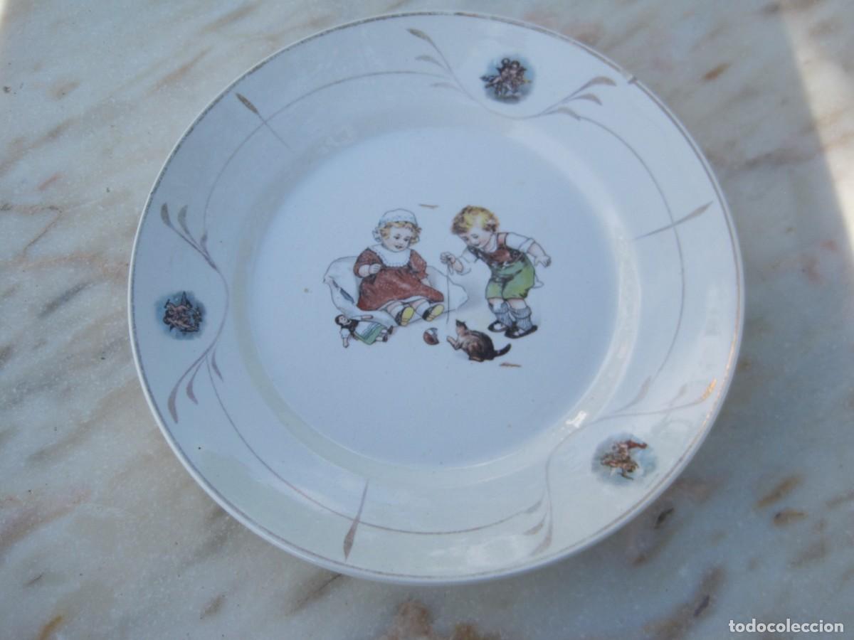Antig&uuml;edades: ANTIGUO PLATO SAN CLAUDIO OVIEDO - DECORACI&Oacute;N INFANTIL