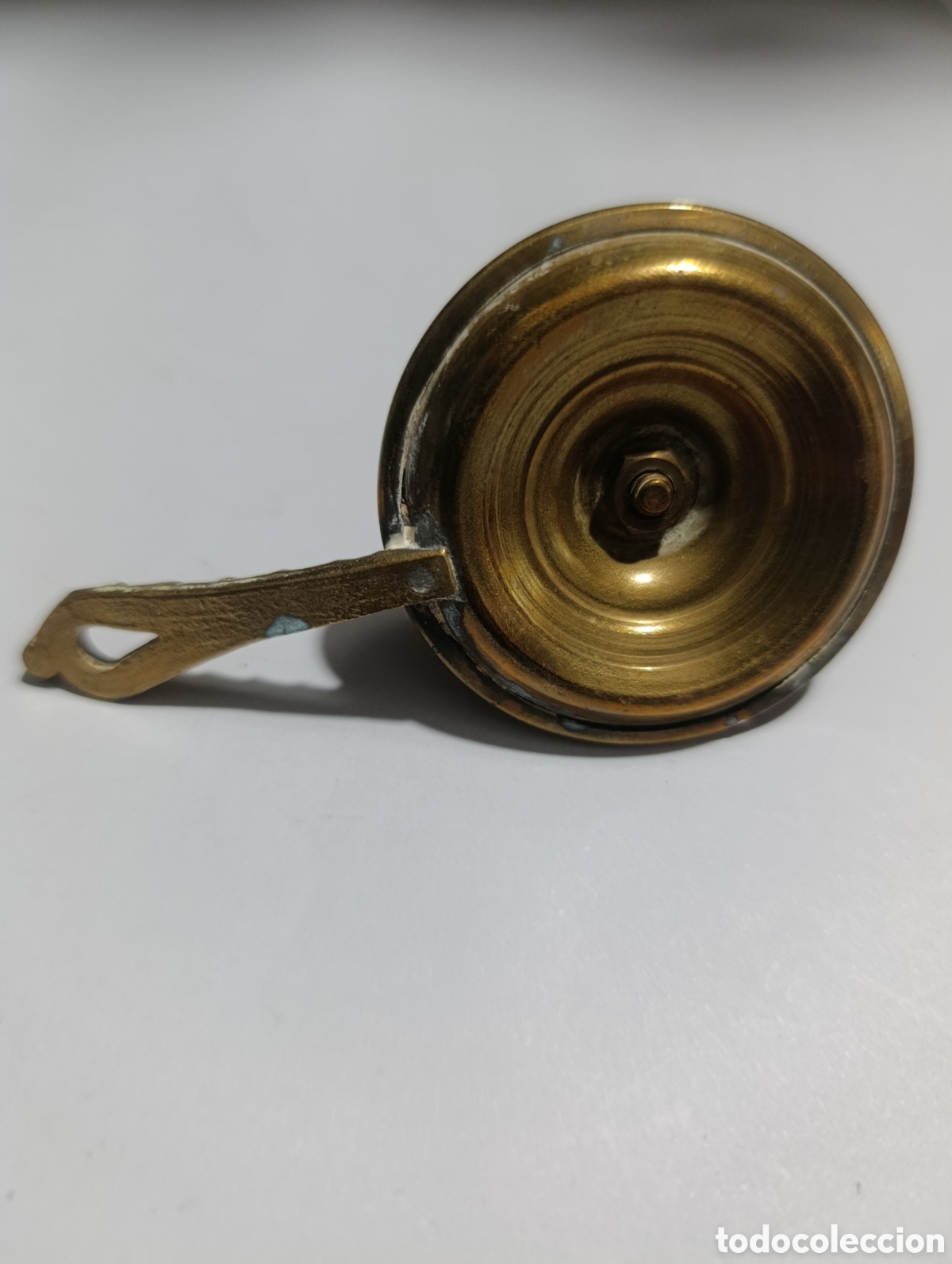 Antig&uuml;edades: Antigua palmatoria de bronce - Foto 3
