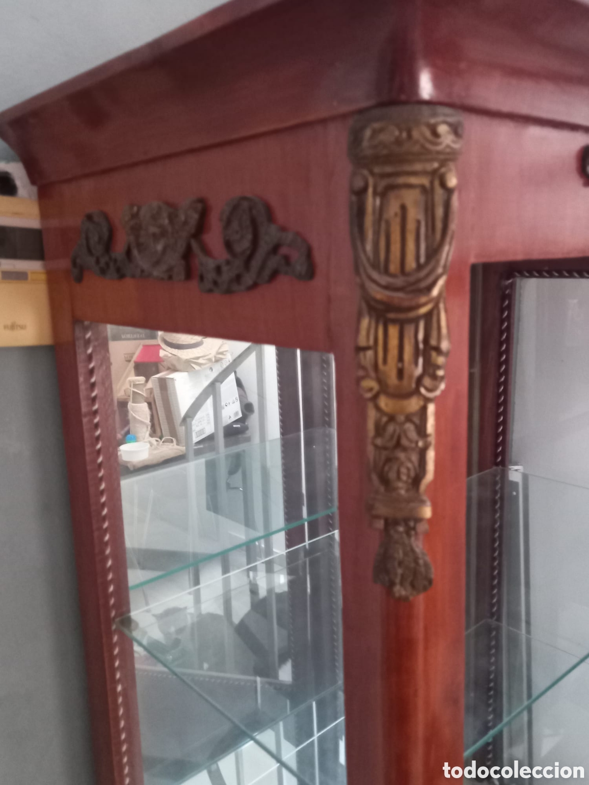 Antig&uuml;edades: Vitrina Art Nouveau,,, - Foto 3