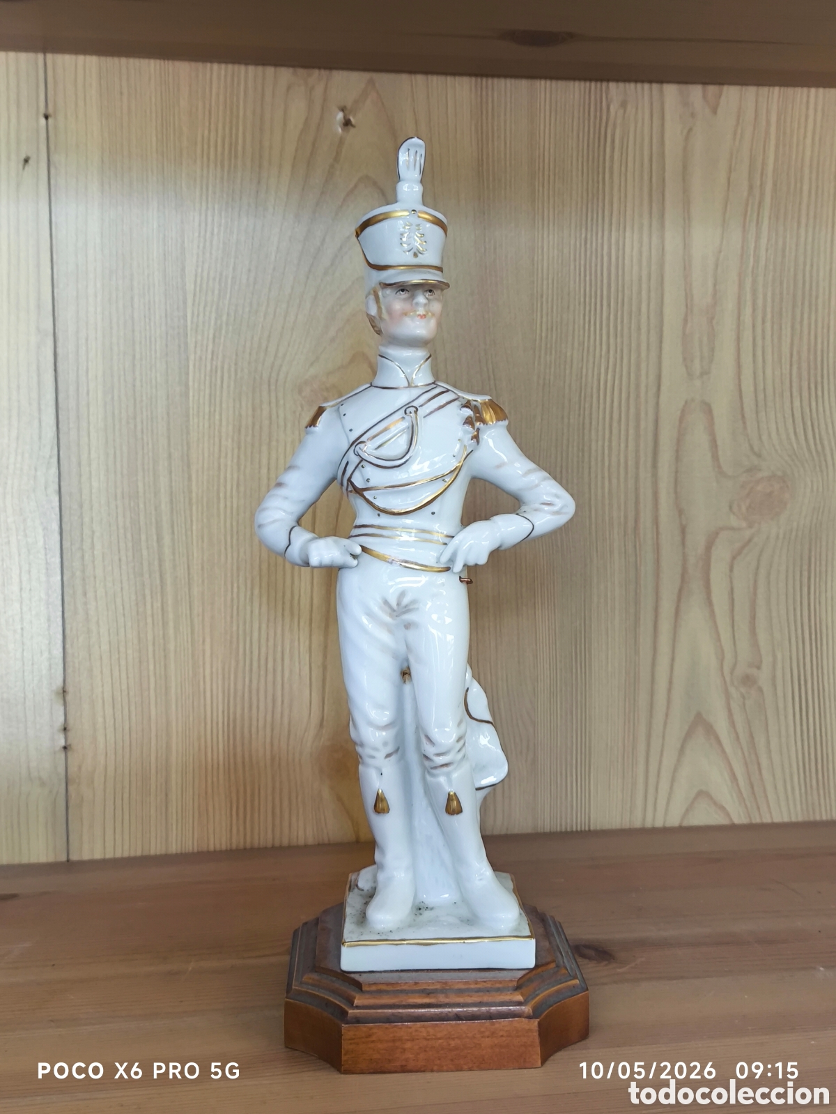 Antig&uuml;edades: Figura Soldado Porcelana coleccionista