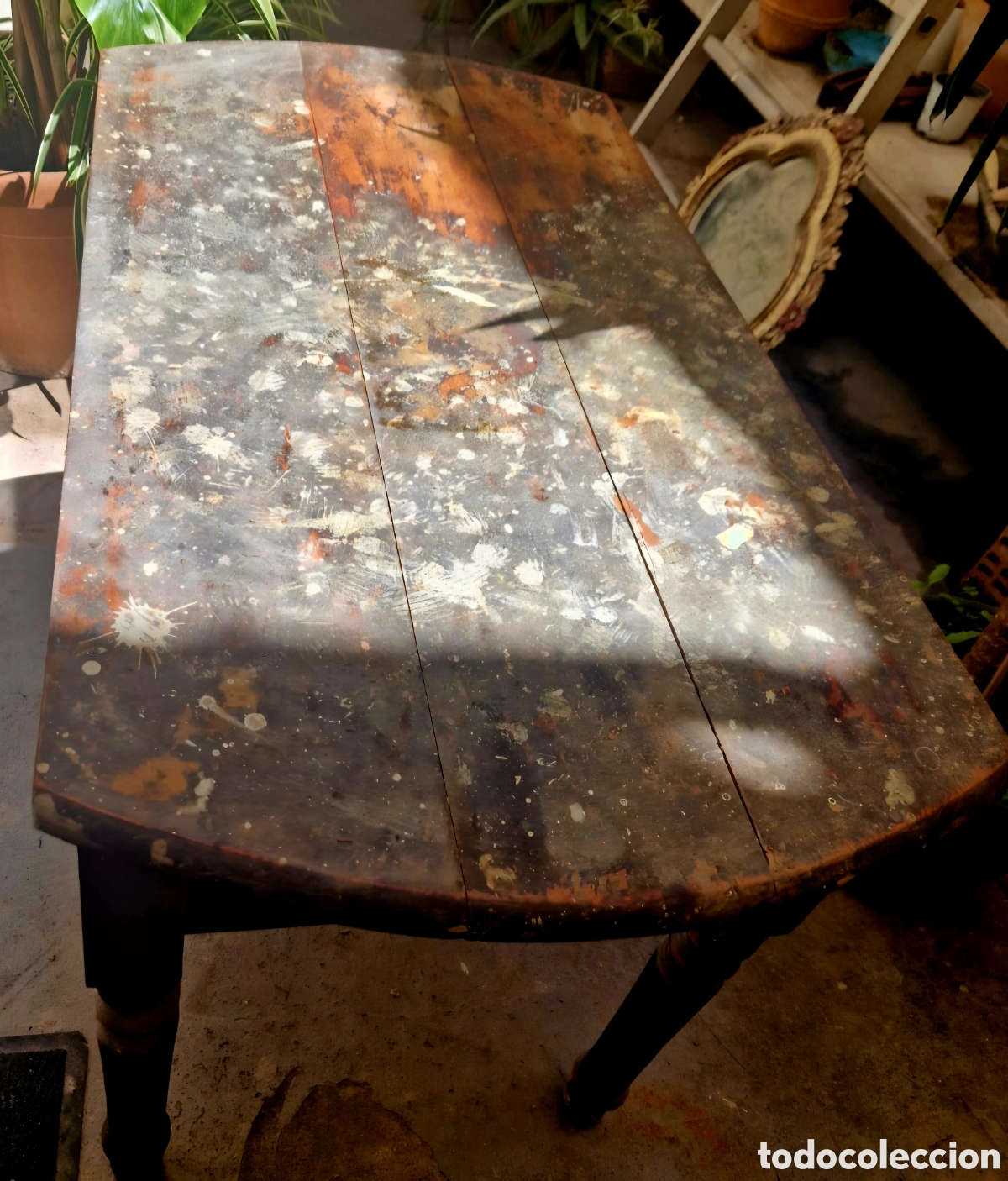 Antig&uuml;edades: Mesa Catalana para restaurar - Foto 3