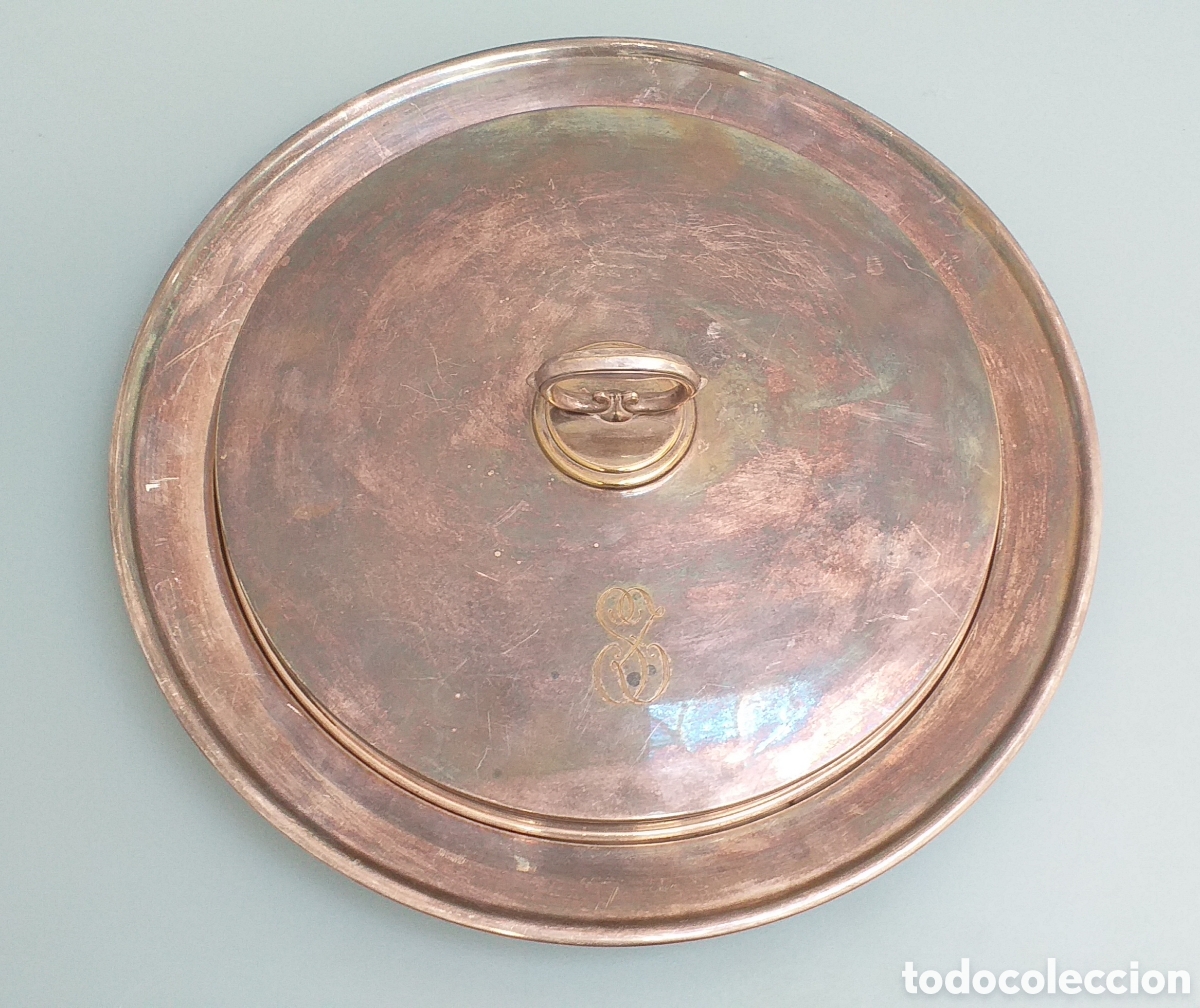 Antig&uuml;edades: Bandeja de servicio, Alpaca Plateada. Plater&iacute;a Satostegui San Sebasti&aacute;n