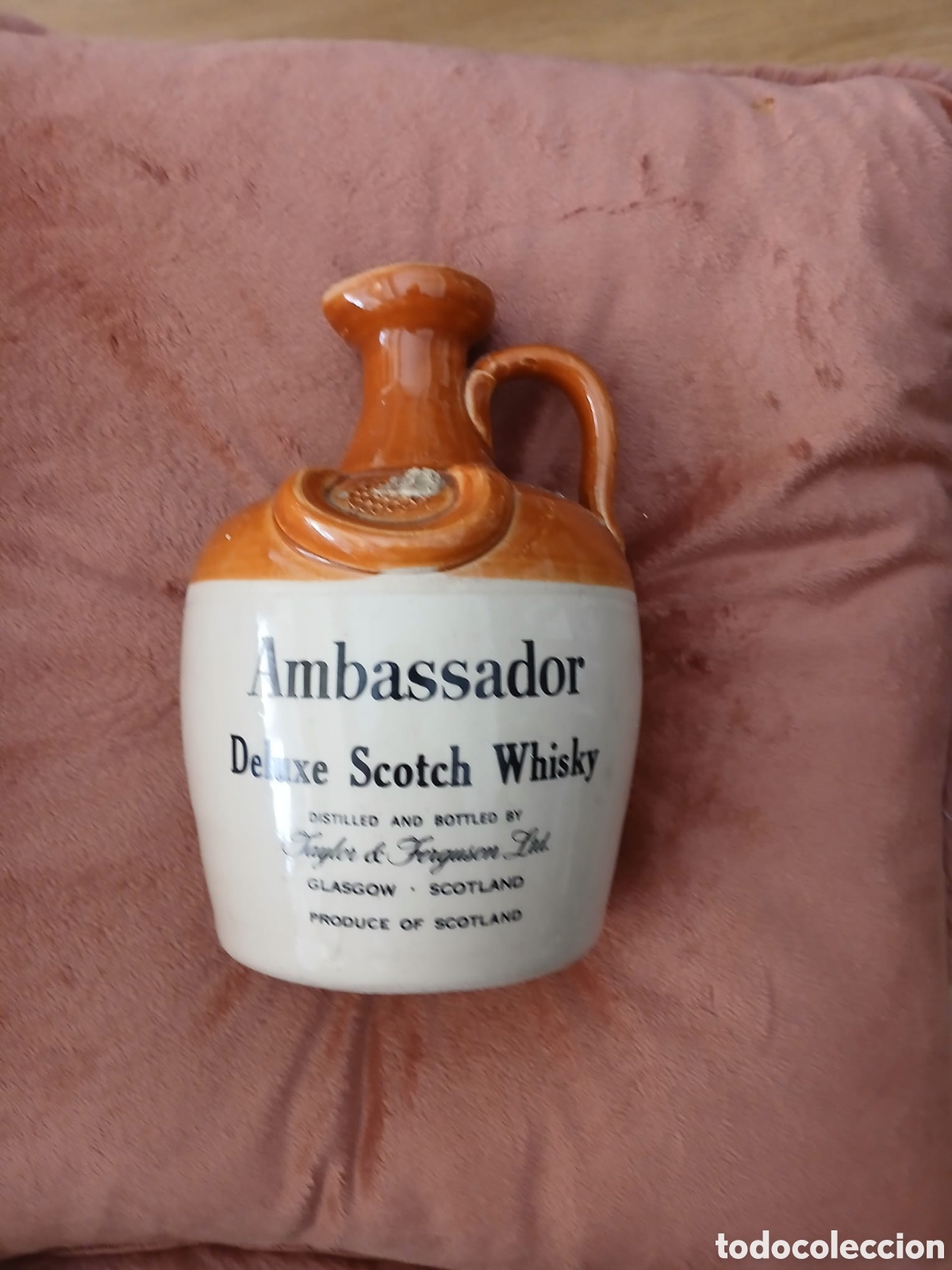 Antig&uuml;edades: Botella ceramica Whisky escoces - Foto 1