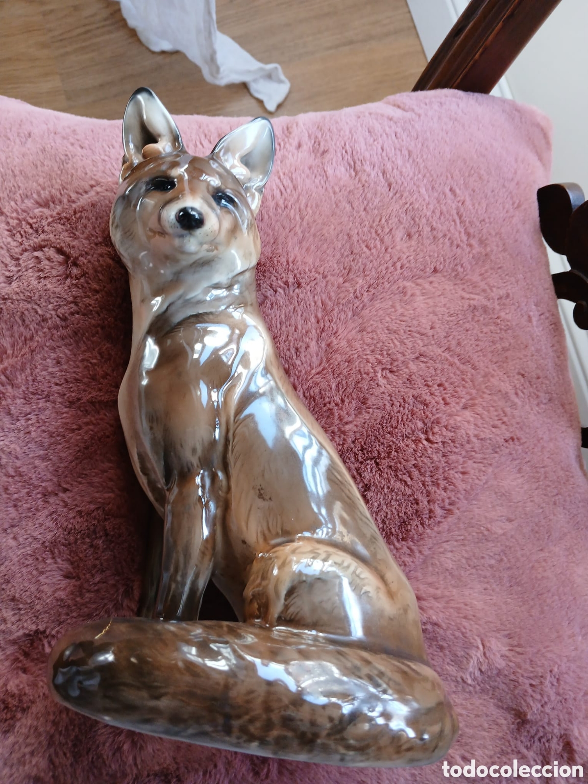 Antig&uuml;edades: Zorro de Porcelana Rosenthalq