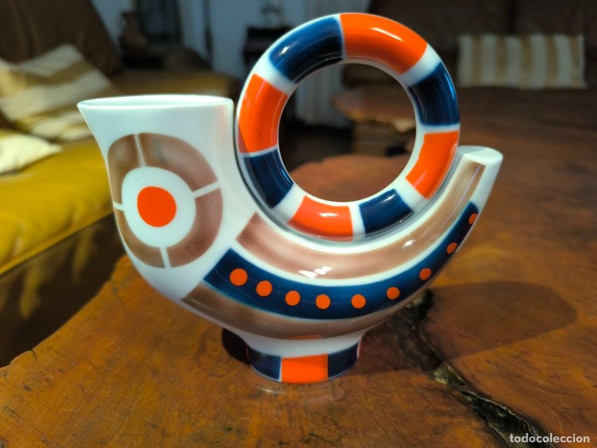 Antig&uuml;edades: JARRITA MOCHUELO, BUHO, LECHUZA - SARGADELOS 15 CM IMPECABLE
