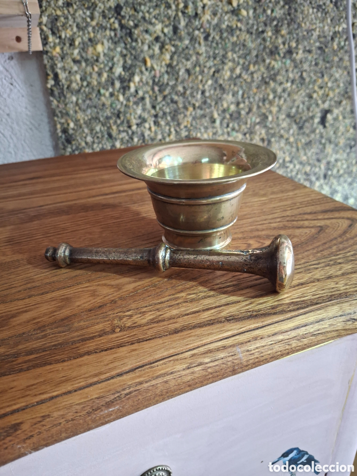 Antig&uuml;edades: Almirez o Mortero de bronce - Foto 7