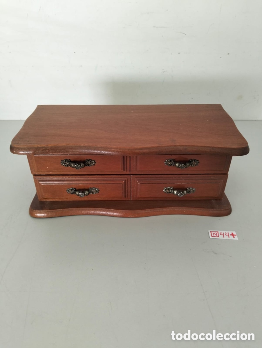 Antig&uuml;edades: Caja joyero madera antiguo - Foto 2