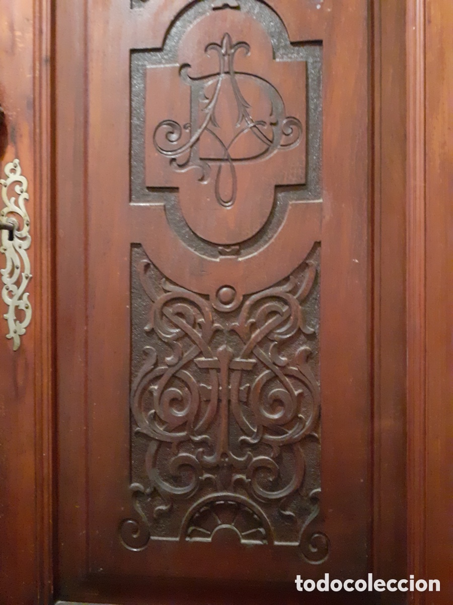 Antig&uuml;edades: Armario cipr&eacute;s y cerezo - Foto 2