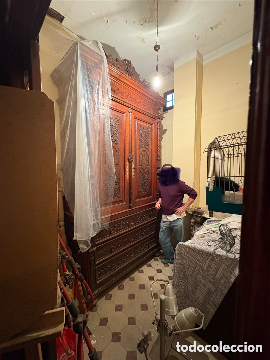 Antig&uuml;edades: Armario cipr&eacute;s y cerezo - Foto 4