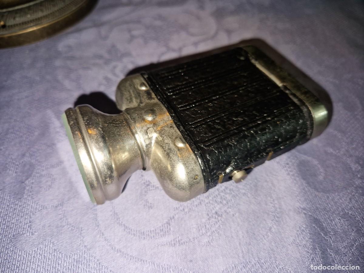 Antig&uuml;edades: linterna de petaca antigua