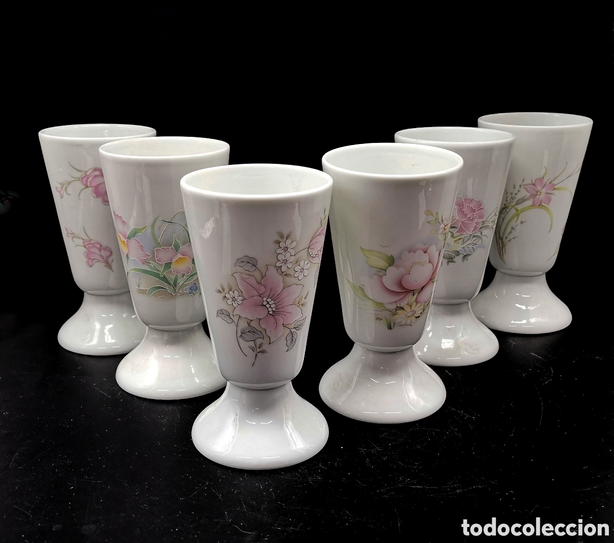Antiques: IMPECABLE CONJUNTO MAZAGRANES LIMOGES, DE LA CASA TERNET, DIFERENTES DISE&Ntilde;OS