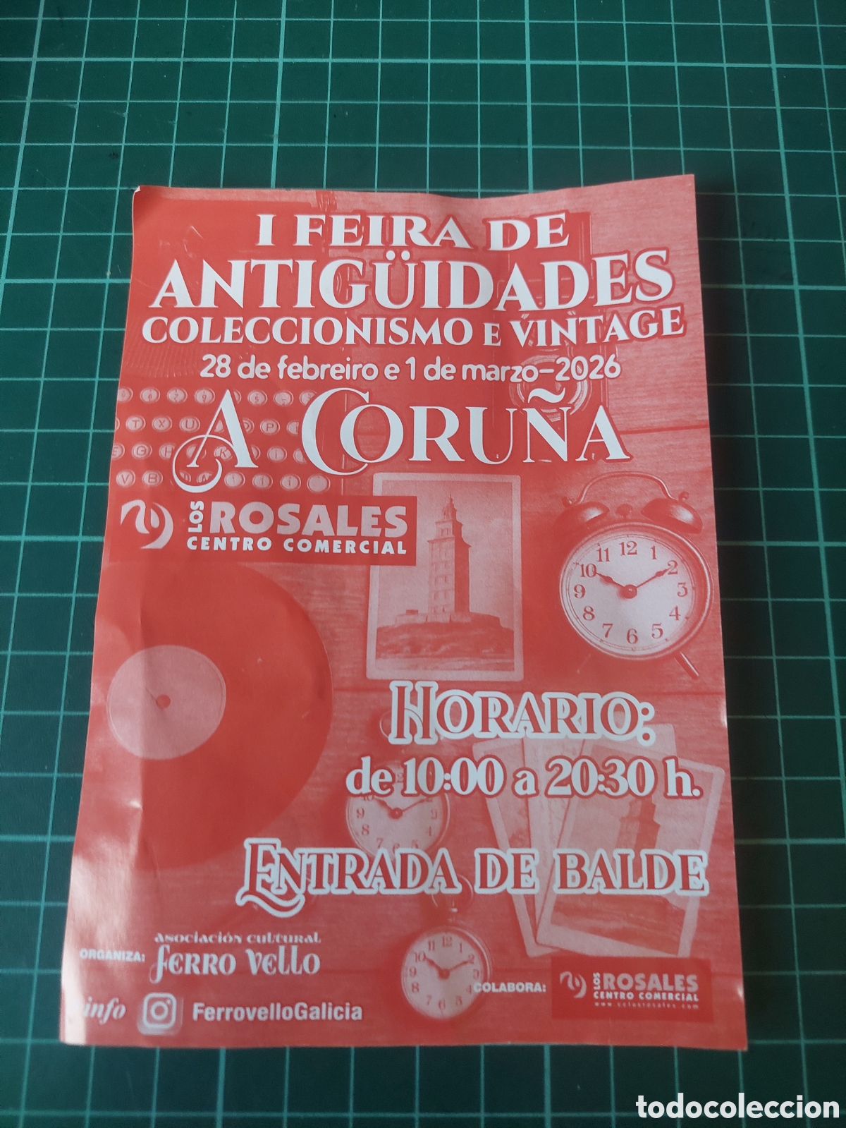 Antig&uuml;edades: Q CORU&Ntilde;A I FEIRA DE ANTIG&Uuml;EDADES Y COLECCIONISMO LIS ROSALES 2026