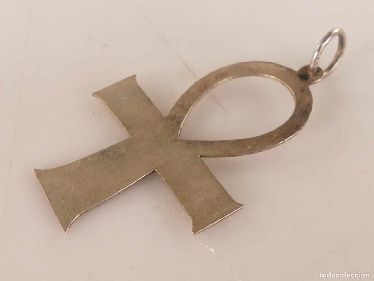 Antiquit&auml;ten: COLGANTE CRUZ EGIPCIO EGYPTO DE METAL