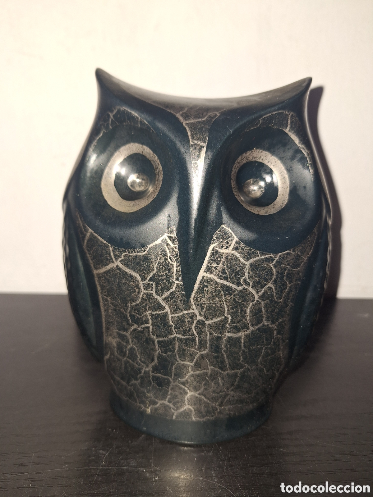 Antiques: Figura de Buho de porcelana