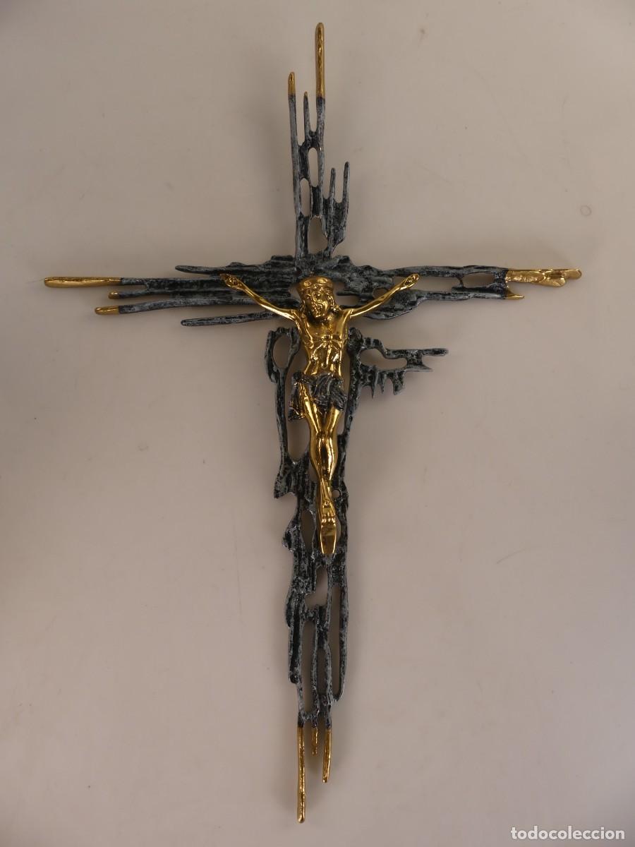Antig&uuml;edades: Cristo de San Juan de la Cruz Bronce Dali Surrealismo