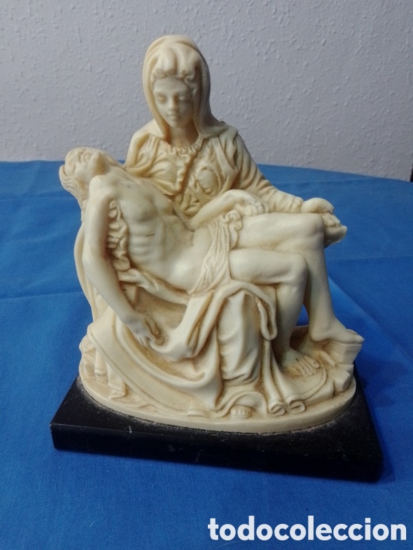 Antig&uuml;edades: Figura Virgen de la Piedad - Foto 6