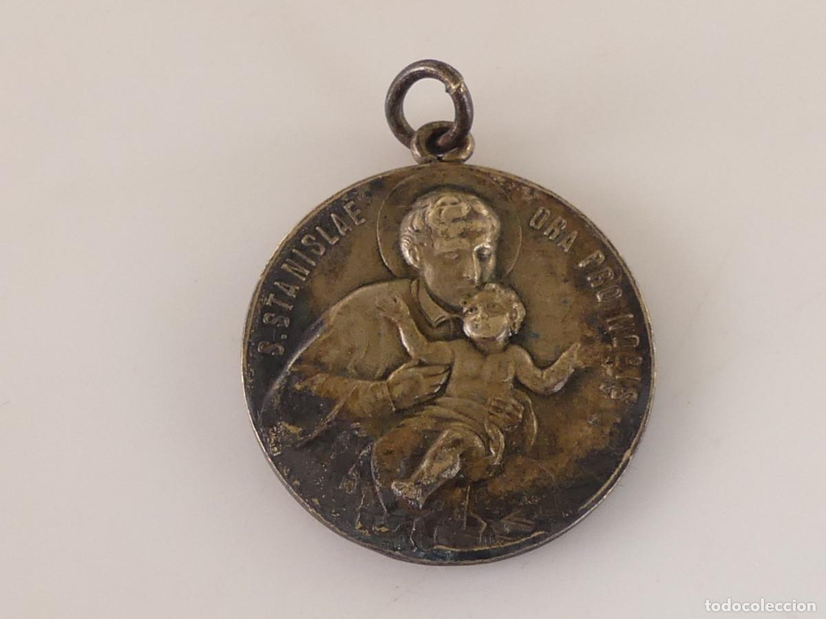 Antiguidades: MEDALLA RELIGIOSA SAN STANISLAE