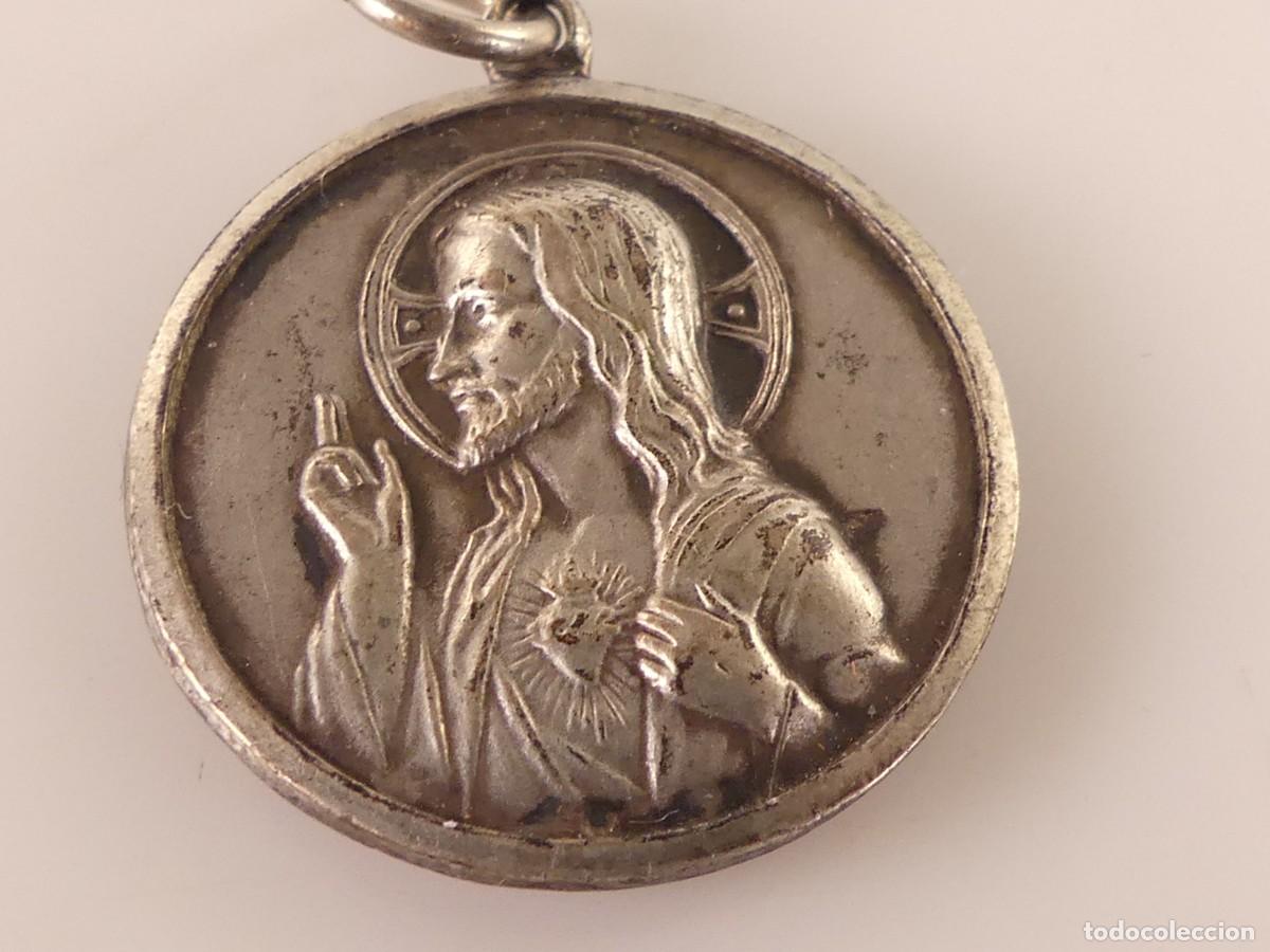 Oggetti Antichi: MEDALLA RELIGIOSA DE SAGRADO CORAZON