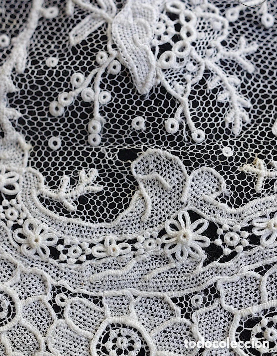 Antig&uuml;edades: Encaje de punto de aguja - Foto 2