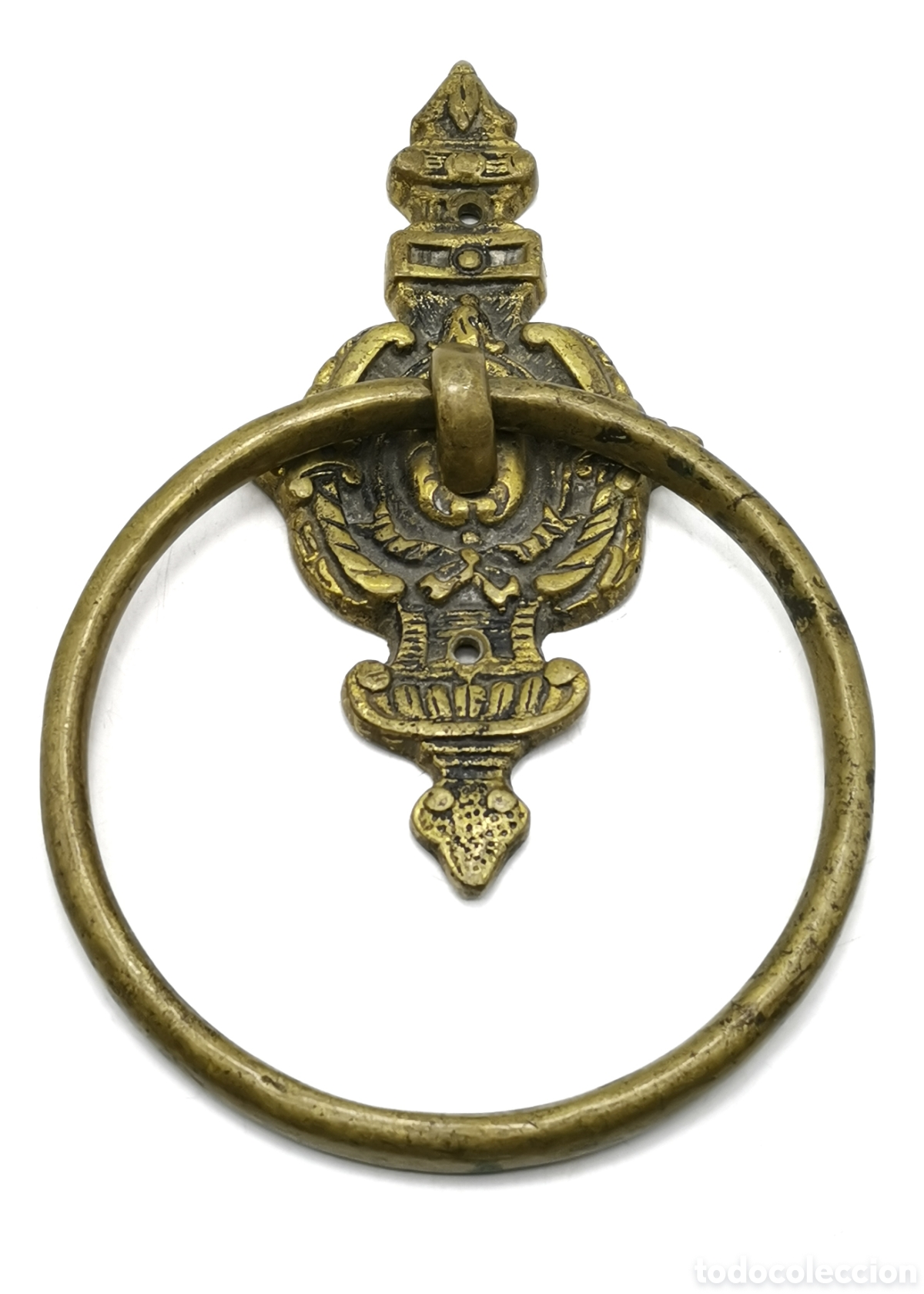 Antiquit&auml;ten: ALDABA DE BRONCE PARA PUERTA CON PRECIOSO DISE&Ntilde;O