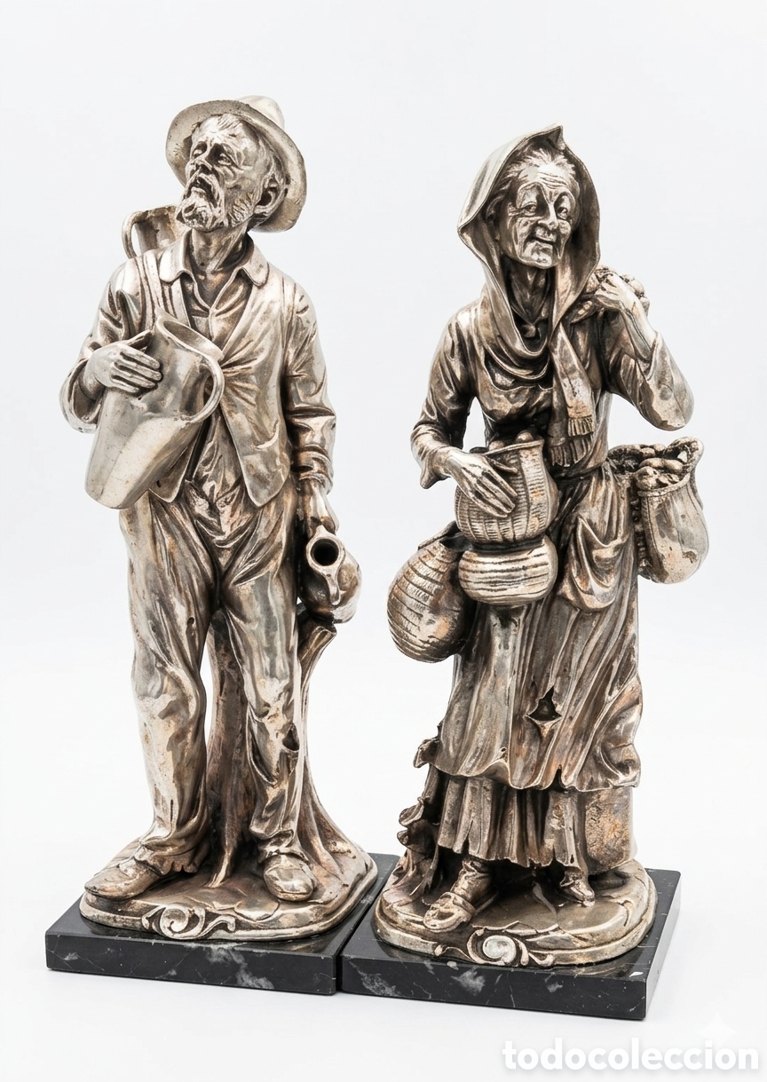 Antig&uuml;edades: Pareja de campesinos Argenplast