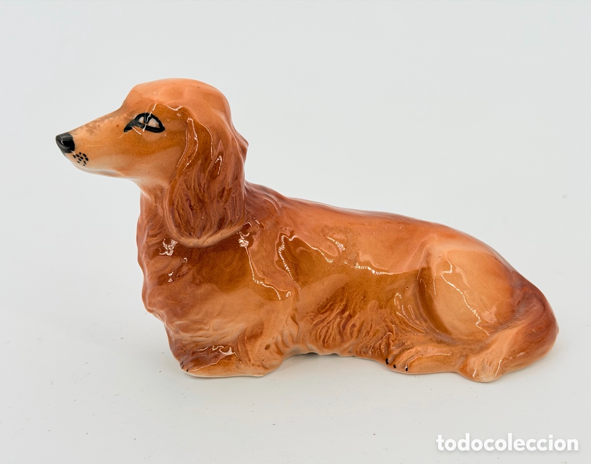 Antiguidades: Figura de Perro de Cer&aacute;mica