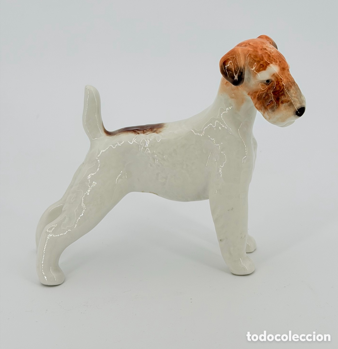Antiquit&auml;ten: Antigua Figura Perro de Cer&aacute;mica
