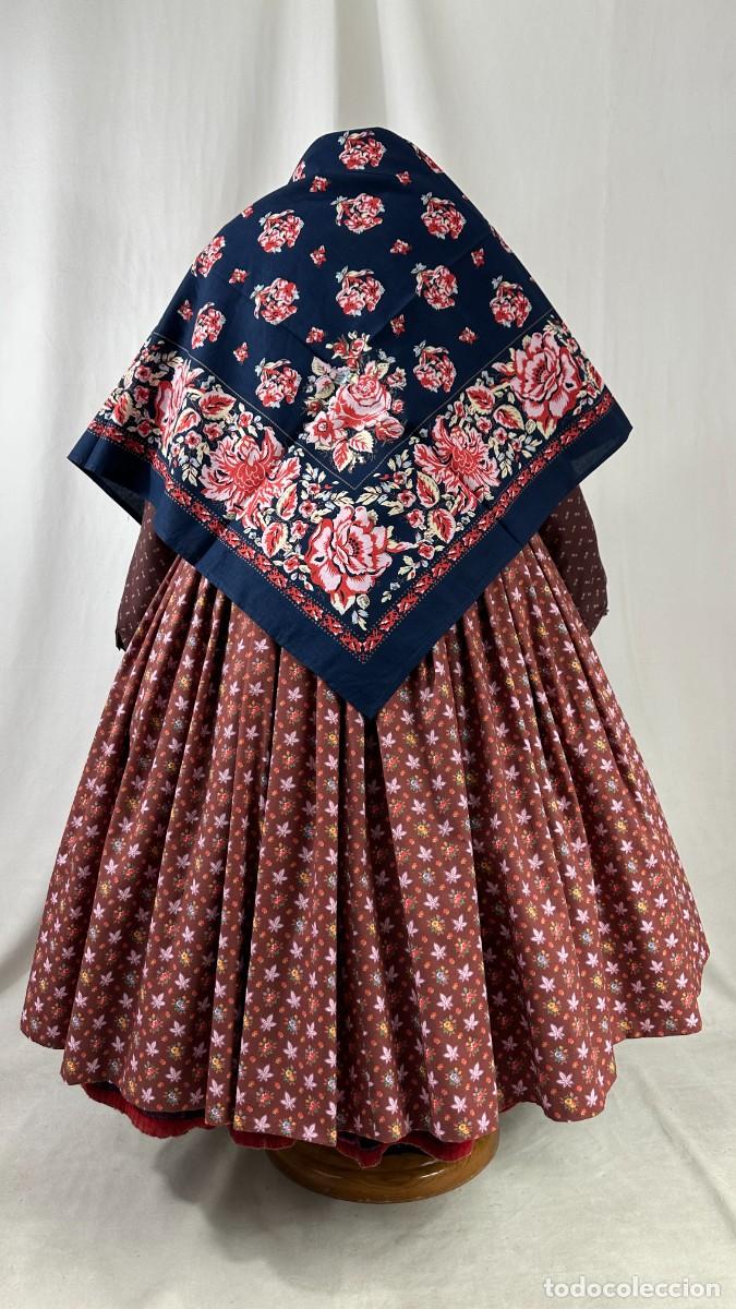 Antig&uuml;edades: Indiana azul estampada. 120 cm - Foto 2