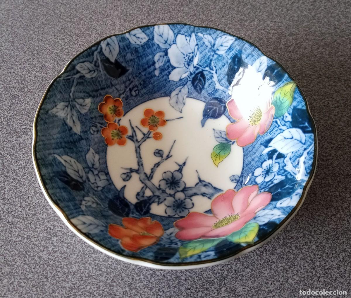 Antig&uuml;edades: Peque&ntilde;o cuenco plato porcelana china