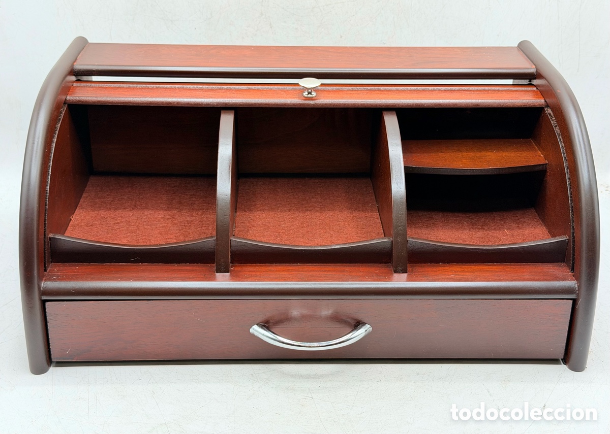 Antiquit&eacute;s: Antigua Caja de Persiana de Madera