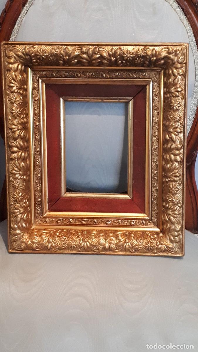 Antig&uuml;edades: Marco dorado siglo XIX. - Foto 1