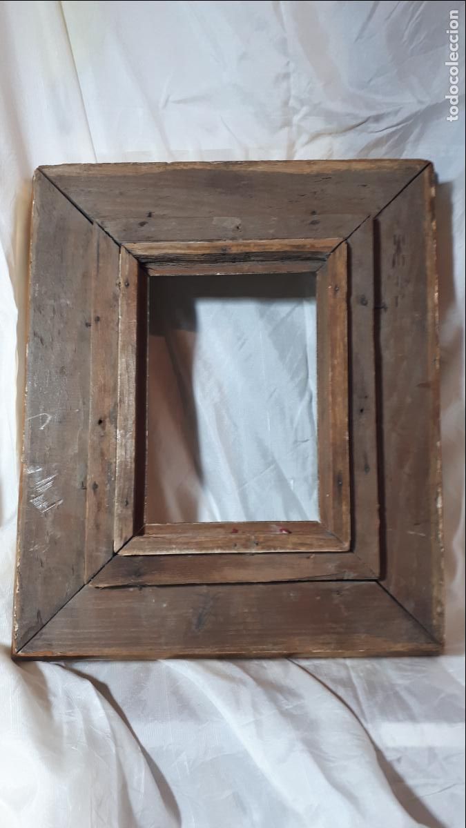 Antig&uuml;edades: Marco dorado siglo XIX. - Foto 2