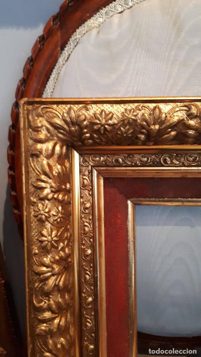 Antig&uuml;edades: Marco dorado siglo XIX. - Foto 5
