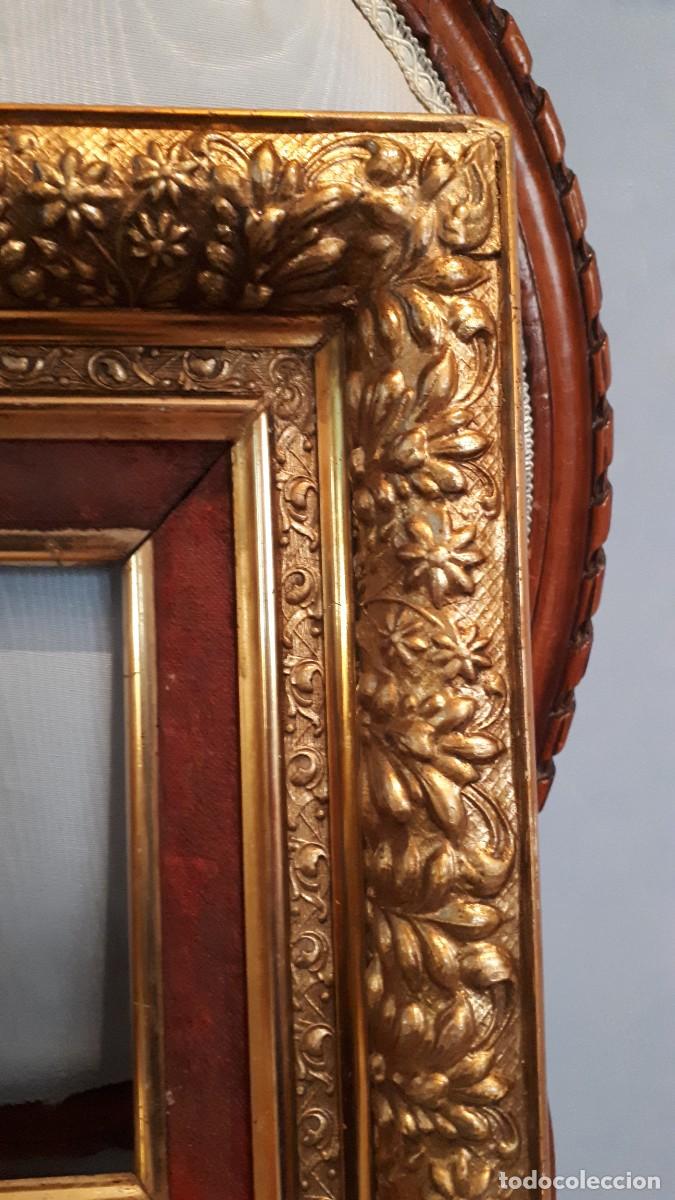 Antig&uuml;edades: Marco dorado siglo XIX. - Foto 6