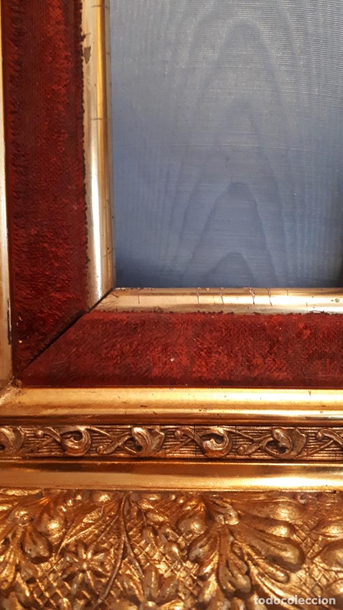 Antig&uuml;edades: Marco dorado siglo XIX. - Foto 8