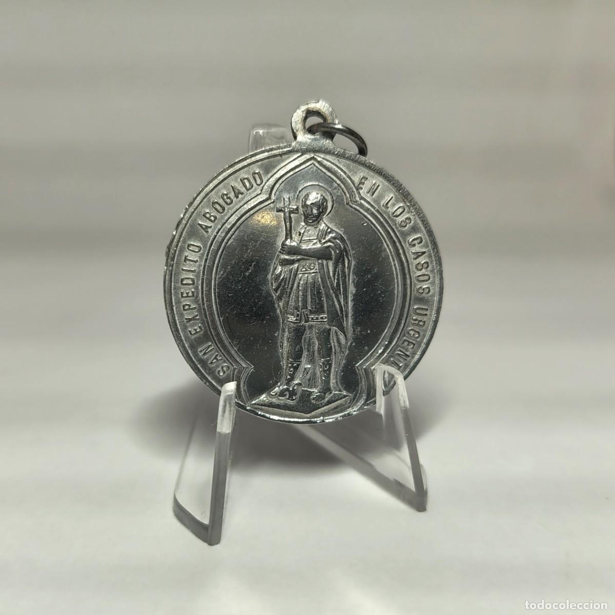Antig&uuml;edades: Medalla religiosa / Colgante: San Expedito Abogado: causas urgentes. M322