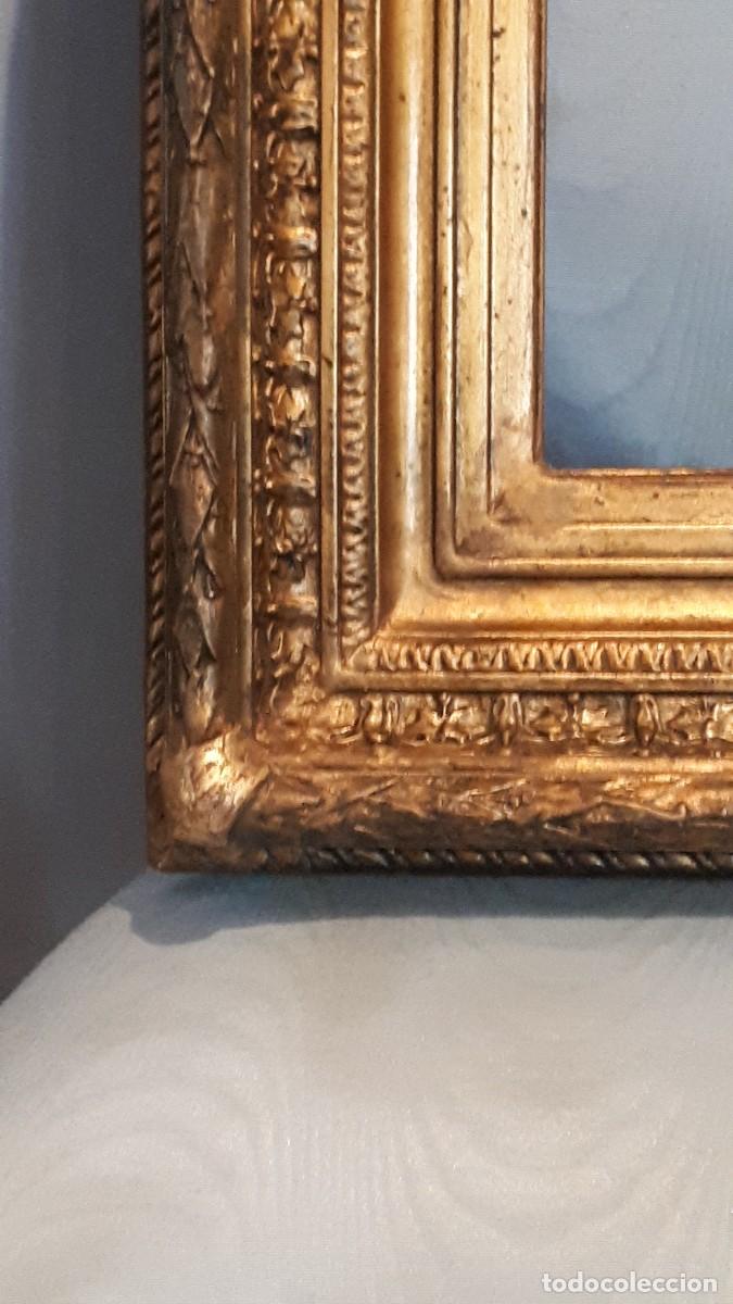 Antig&uuml;edades: Marco dorado siglo XIX. - Foto 2