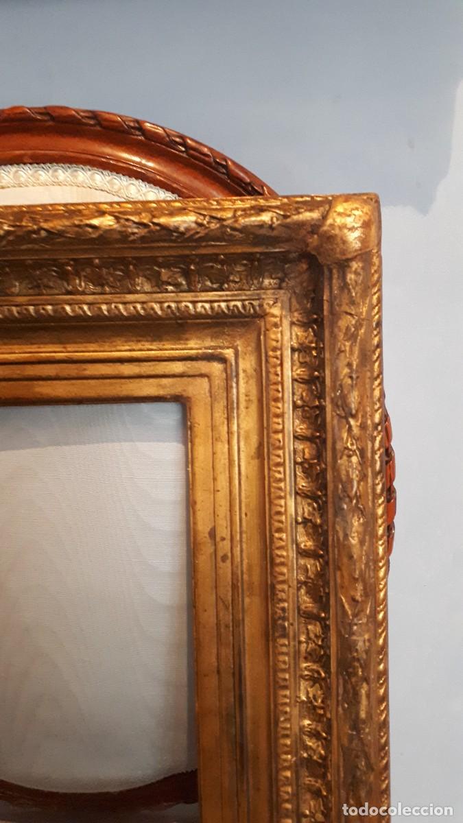Antig&uuml;edades: Marco dorado siglo XIX. - Foto 4