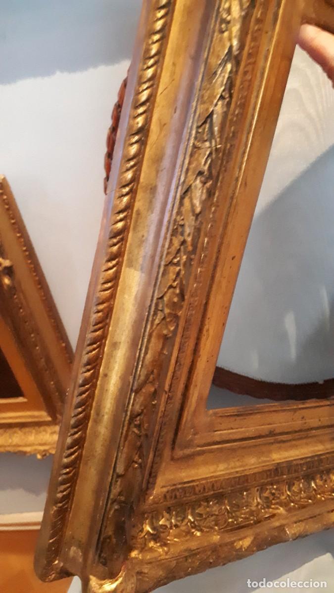 Antig&uuml;edades: Marco dorado siglo XIX. - Foto 6
