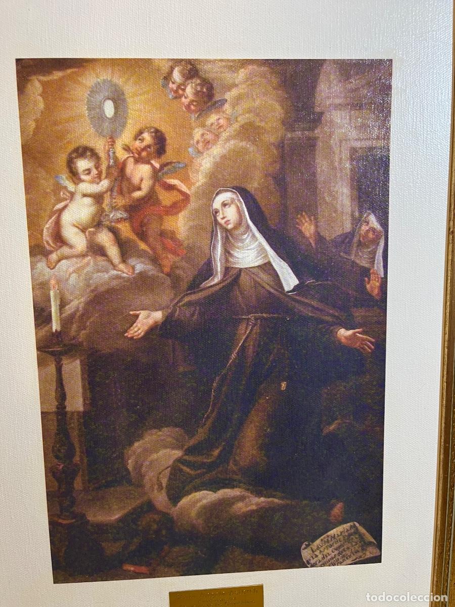 Antiquit&eacute;s: Beata &Aacute;ngela Astorch cuadro religioso vintage capuchinas Murcia l&aacute;mina enmarcada arte sacro